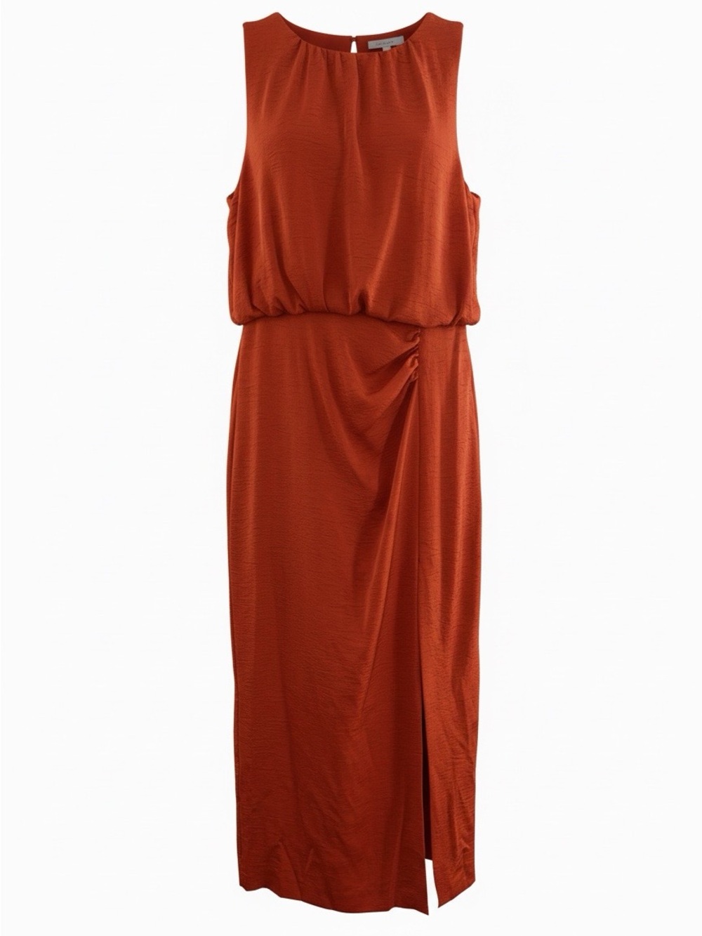 Sleeveless Rust Dress